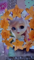 Diy hand craft photo frame frame./barbie doll.