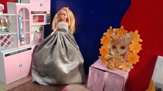 Barbie doll cute dress./anna happy.long gaoun.