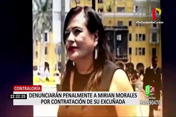 Contraloría confirma que Miriam Morales contrató irregularmente a la hermana de su expareja en MTC