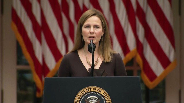 트럼프, 긴즈버그 연방대법관 후임에 보수 성향 배럿 판사 지명 / YTN