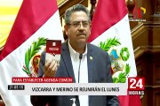 Presidente Vizcarra confirma que este lunes 28 se reunirá con el titular del Congreso