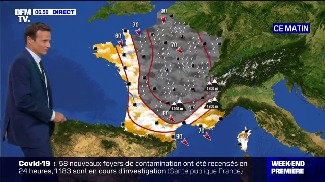 Météo: un temps maussade et des températures en baisse ce dimanche