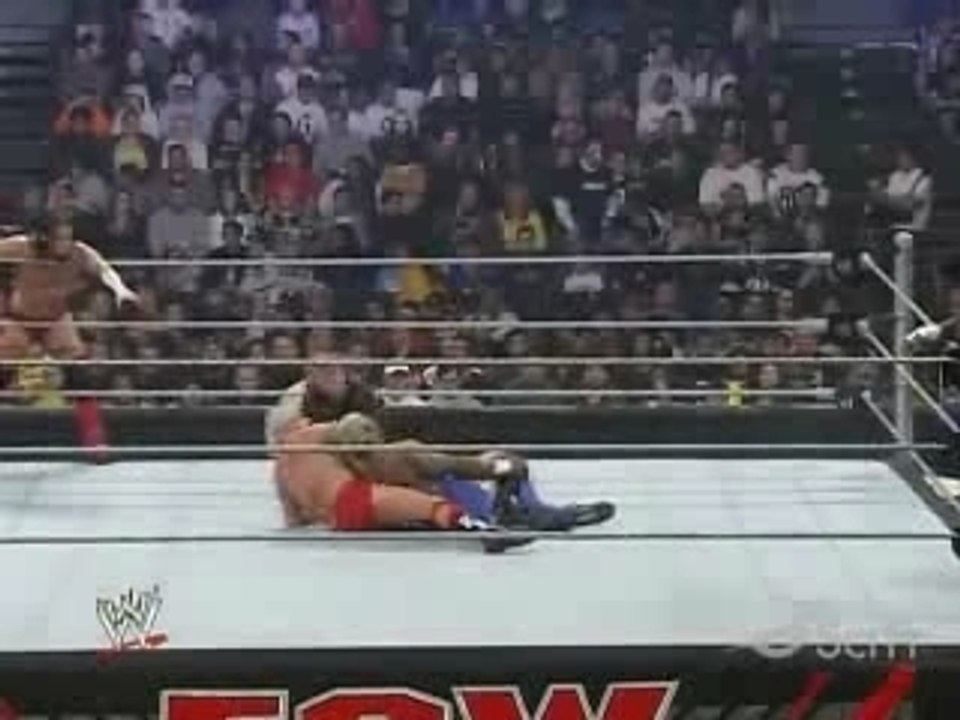 ecw 19/02/08 part 8 Flair & CM Punk vs Shelton Benjamin & El