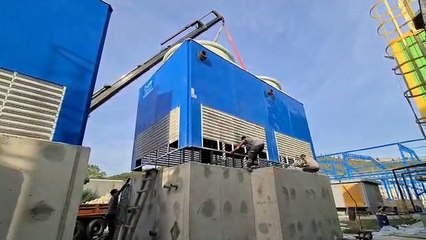 Betonarme Havuzlu Çift Hücreli Ctp Su Soğutma Kulesi