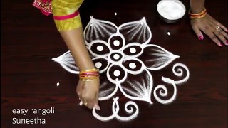 Creative rangoli, designs    ,simple n cute, kolam muggulu  ,  Latest easy patterns