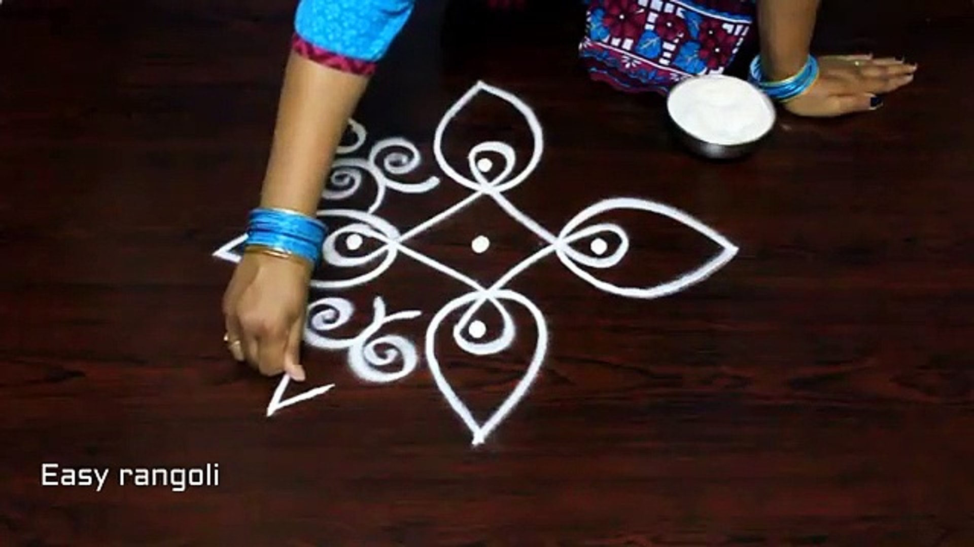 creative rangoli ,designs with dots, easy muggulu designs , simple kolam  designs - video Dailymotion