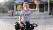 Bisikletiyle Doğu Avrupa ve Balkan turuna çıkan kadının son durağı Türkiye oldu - BALIKESİR