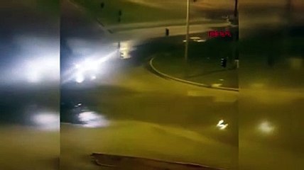 Kargo şirketinin aracıyla drift yaptı!