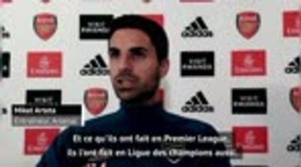 Arsenal - Arteta : "Approcher le niveau de Liverpool"