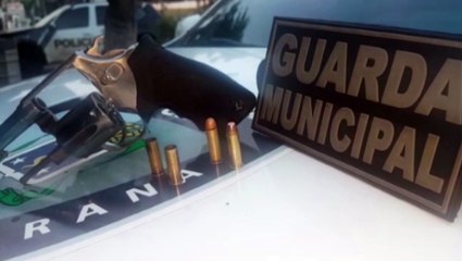 Jovem é detido pela GM por porte ilegal de arma