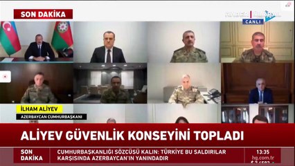 Aliyev Güvenlik Konseyi'ni topladı