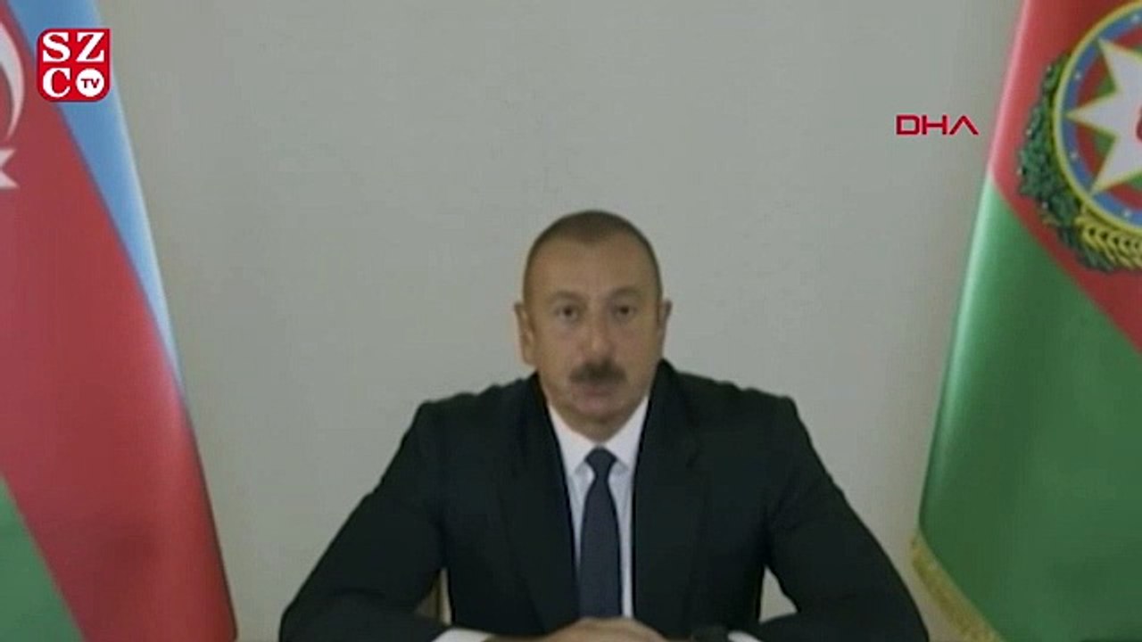 Azerbaycan Cumhurbaşkanı İlham Aliyev ulusa seslendi