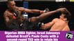 F78NEWS: Nigerian MMA fighter, Israel Adesanya knocks out Paulo Costa to retain his UFC middleweight title