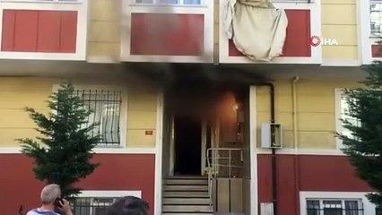 - Binanın trafosunda çıkan yangın paniğe neden oldu