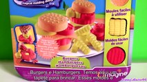 Moon Dough Burgers Play Dough Hamburgers Fries Play Doh McDonalds Fábrica de Hamburguer Toysbr