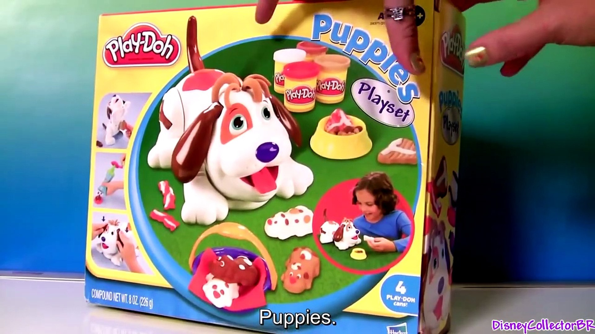 Play doh deals puppies playset