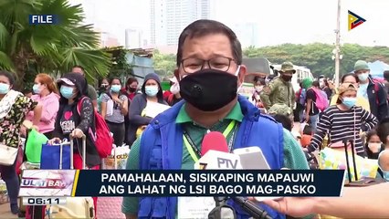 Pamahalaan, sisikaping mapauwi ang lahat ng LSIs bago mag-Pasko