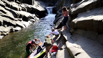 Boğulma tehlikesi geçiren kanocu son anda kurtarıldı - ORDU