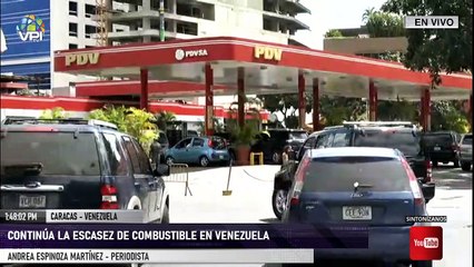 Se agrava escasez de gasolina en el país - Caracas  - VPItv