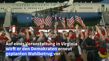 Trump wirft Demokraten erneut Wahlbetrug vor