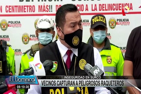 Inseguridad en Surco: vecinos capturan a peligrosos raqueteros