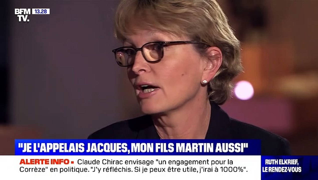 Claude Chirac, invité de BFM TV le 26 septembre 2020 pour rendre hommage à Jacques Chirac.
