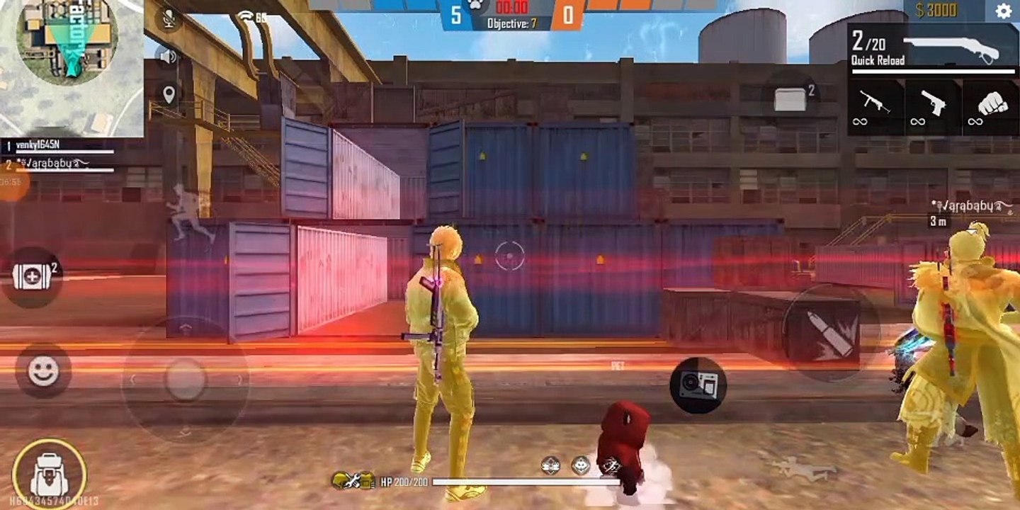 Custom room Duo vs Duo in free fire game