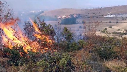 Orman yangınına müdahale ediliyor - Vali Ahmet Ümit - BOLU