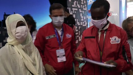 Somalili Guled Abdi Teknofest'te ilgi odağı oldu