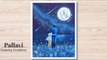 How to draw beautiful night Aurora Painting with Love couple __ Pallavi Drawing (1)