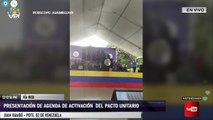 EN VIVO - Pdte. (e) Guaidó presenta agenda de activación del pacto unitario