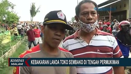 Toko Sembako Ludes Terbakar, Polisi Lakukan Penyelidikan Penyebab Kebakaran