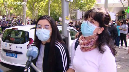 Segundo domingo de protestas contra la gestión de la pandemia en Madrid