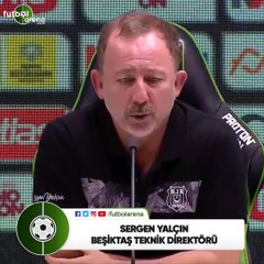 Sergen Yalçın: "Mağlubiyetin sorumlusu benim"