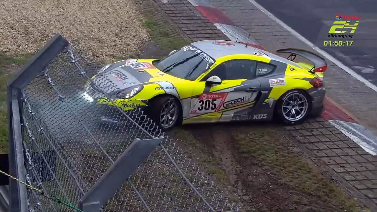 24H Nurburgring 2020 Race Rain Returns Big Chaos Crash Spins