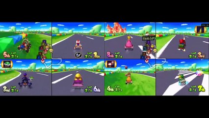 Mario Kart- Double Dash - ALL-NEW CUSTOM TRACKS on 8-Player Online LAN Multiplayer