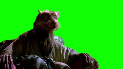  » MASTER SPLINTER » FREE GREENSCREEN CLIP (NODDING)