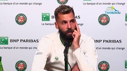 Roland-Garros 2020 - Benoit Paire : "Mon état d'esprit ? Cela m'a effrayé un peu le test parce que vous savez, on vous dit négatif, positif, négatif, positif, et on sait jamais