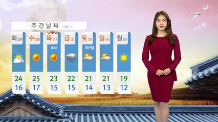 [날씨] 오늘 아침 쌀쌀·낮 선선...큰 일교차 유의 / YTN