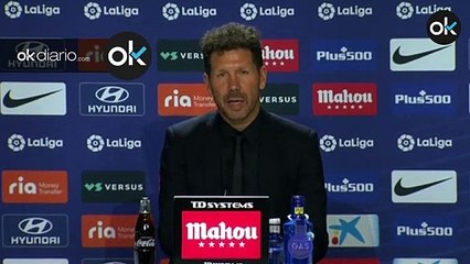 Simeone: “Siento que tengo la obligación y la responsabilidad de pensar partido a partido”