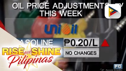 Oil price hike, asahan ngayong linggo