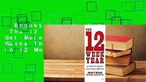 Ebooks herunterladen  The 12 Week Year: Get More Done in 12 Weeks Than Others Do in 12 Months