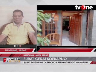 Viral Surat Cerai Soekarno-Inggit Garnasih Ditawar Rp 25M