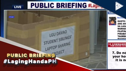 #LagingHanda | Student sibling tablet sharing, hatid ng Davao City government sa 100 pamilyang benepisyaryo