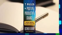 Lesen  7 Rules for Positive, Productive Change: Micro Shifts, Macro Results  E-Book voll