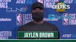 Jaylen Brown Postgame Interview | Celtics ELIMINATED vs Heat | Game 6 Eastern Conference Finals