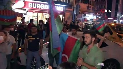 İstanbul, Azerbaycan'a destek için uyumadı!