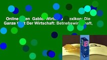 Online lesen  Gabler Wirtschaftslexikon: Die Ganze Welt Der Wirtschaft: Betriebswirtschaft,