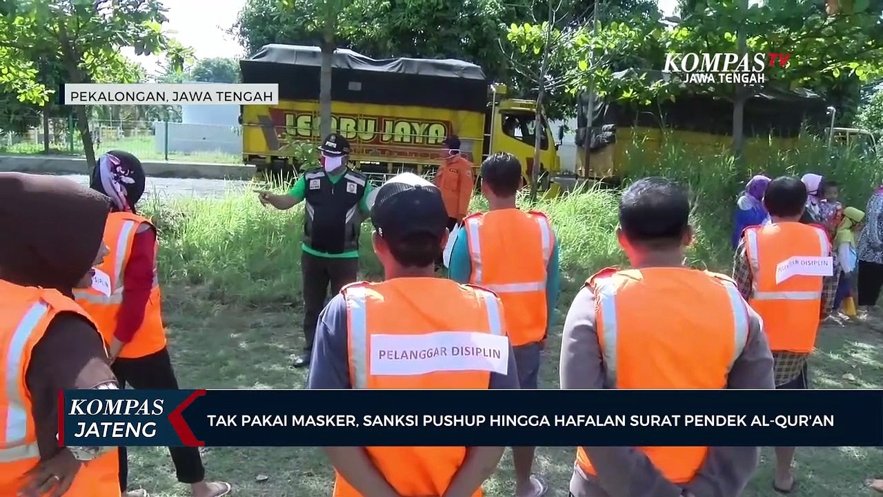 Tak Pakai Masker, Sanksi Push Up Hingga Hafalan...