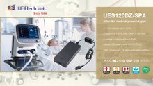 Ультратонкий медицинский адаптер питания: UES120DZ-SPA
